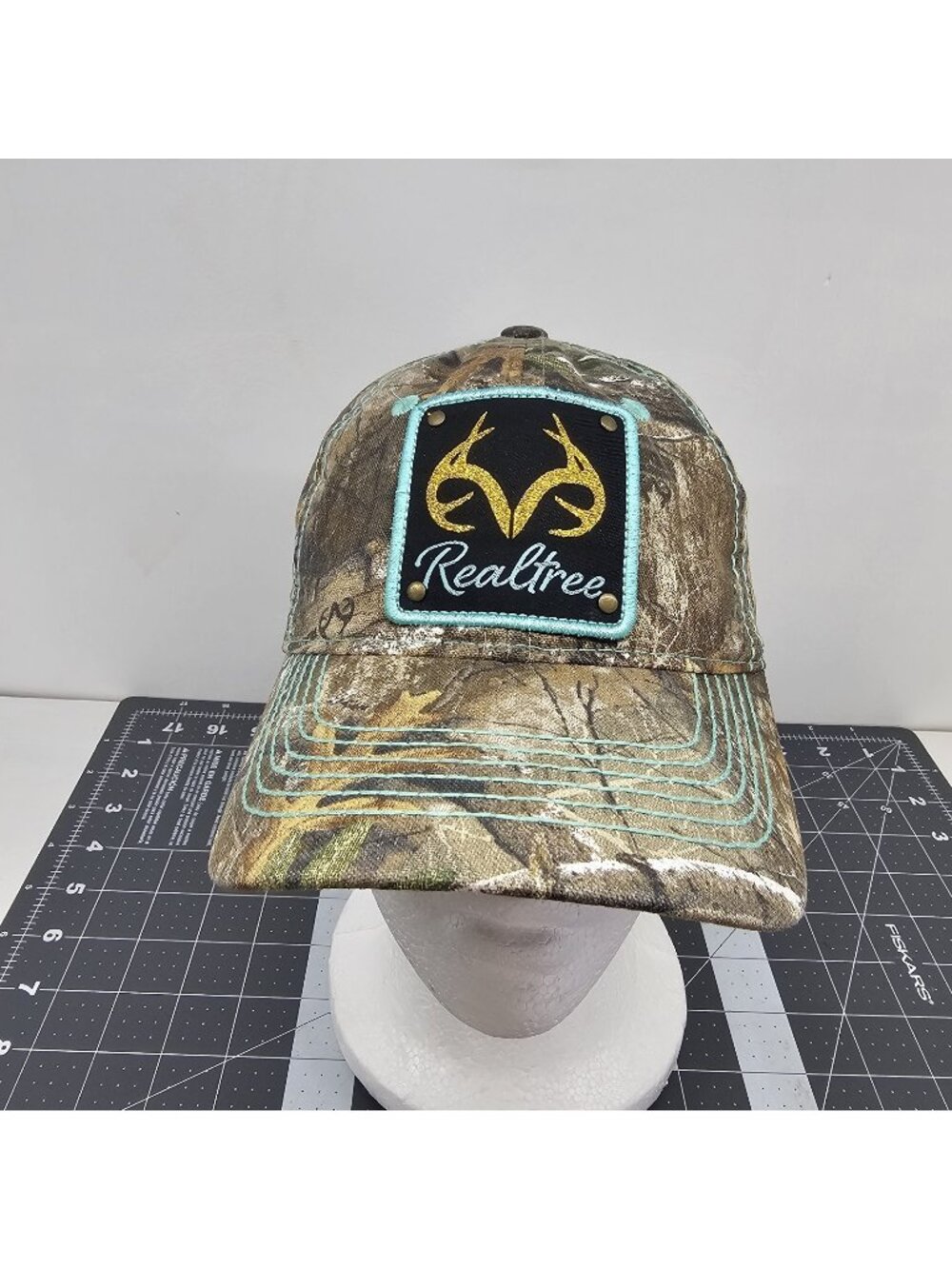 Realtree Snapback Hat Camouflage OSFM Adjustable Embroidered 6 Panel Outdoor Cap